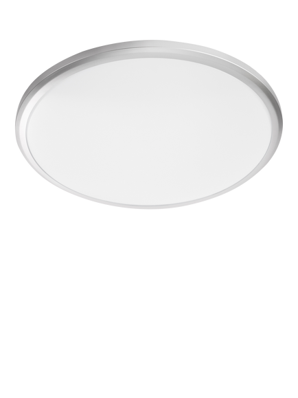Philips Spray Bathroom Flush Ceiling Light, White, Silver Chrome
