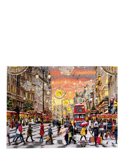 Gibsons Holiday Hustler 1000 Piece Jigsaw Puzzle - view 2, Multi Multi