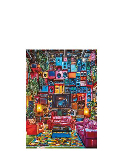 Gibsons House of Music 1000 Piece Jigsaw Puzzle - view 2, Multi Multi