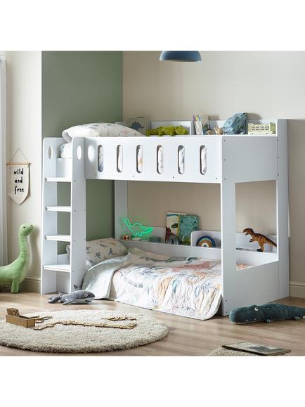Julian Bowen Vision Bunk Bed, White, White