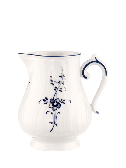 Villeroy & Boch Old Luxembourg Porcelain Creamer, 240ml, Blue/White, Multi