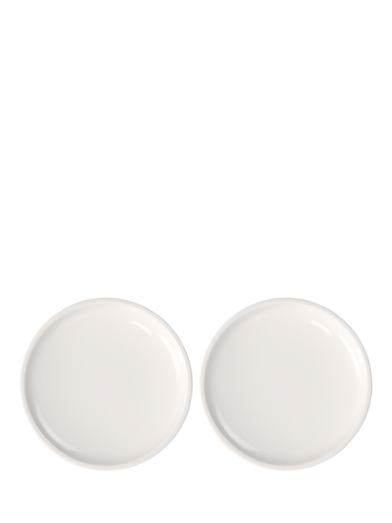 Villeroy & Boch Artesano Porcelain Salad Plate, Set of 2, 22.5cm, White, White