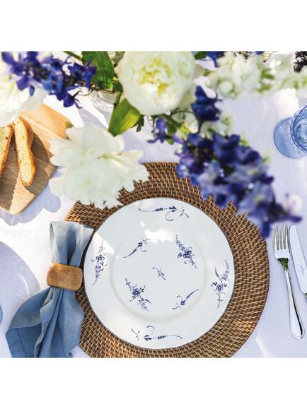Villeroy & Boch Old Luxembourg Porcelain Dinner Plate, Set of 2, 29.5cm, White/Blue - view 2, Multi