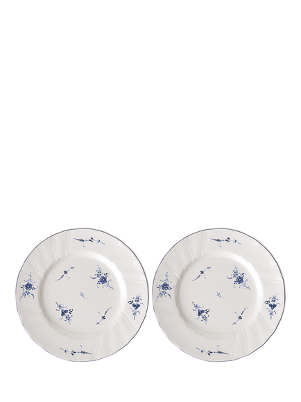 Villeroy & Boch Old Luxembourg Porcelain Salad Plate, Set of 2, 14cm, Blue/White, Multi