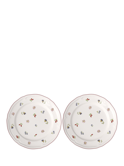 Villeroy & Boch Petite Fleur Porcelain Dinner Plate, Set of 2, 29.5cm, Multi, Multi
