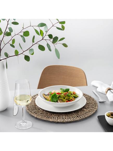 Villeroy & Boch Artesano Porcelain Pasta Bowl, Set of 2, 23.5cm, White - view 2, White