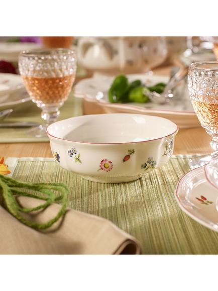 Villeroy & Boch Petite Fleur Porcelain Cereal Bowl, Set of 2, 15cm, Multi - view 2, Multi
