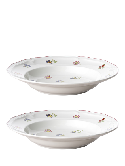 Villeroy & Boch Petite Fleur Porcelain Pasta Bowl, Set of 2, 25cm, Multi, Multi