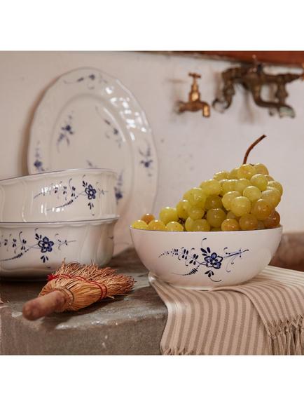 Villeroy & Boch Old Luxembourg Porcelain Salad Bowl, 27.5cm, Blue/White - view 2, Multi