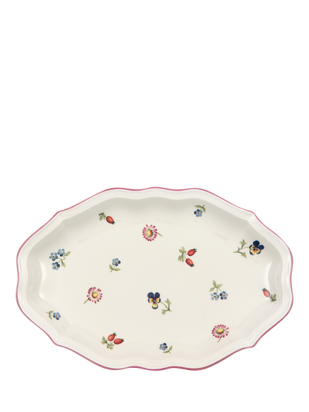 Villeroy & Boch Petite Fleur Porcelain Oval Platter, 22.8cm, Multi, Multi