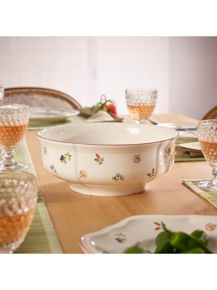 Villeroy & Boch Petite Fleur Porcelain Salad Bowl, 23cm, Multi - view 2, Multi