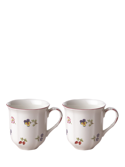 Villeroy & Boch Petite Fleur Porcelain Mug, Set of 2, 250ml, Multi, Multi
