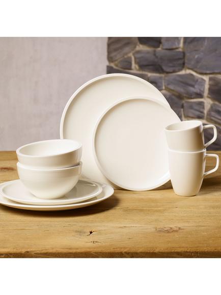 Villeroy & Boch Artesano Porcelain Dinnerware Starter Set, 8 Piece, White - view 2, White