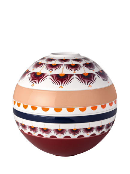 Villeroy & Boch La Boule Kyoto Stacking Porcelain Dinnerware Set, 7 Piece, Multi, White