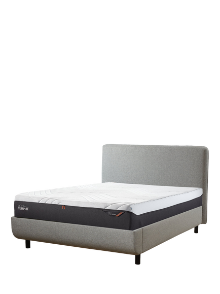 TEMPUR® OUTLET Arc™ Ottoman Storage Form Upholstered Bed Frame, King Size, Stone, Stone