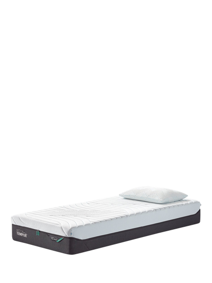 TEMPUR OUTLET Pro® Plus CoolQuilt Memory Foam Mattress, Medium Tension, Single, White