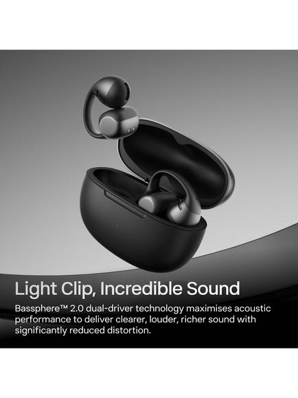 Shokz OpenDots 2 Bluetooth True Wireless Open-Ear Headphones - view 2, Black