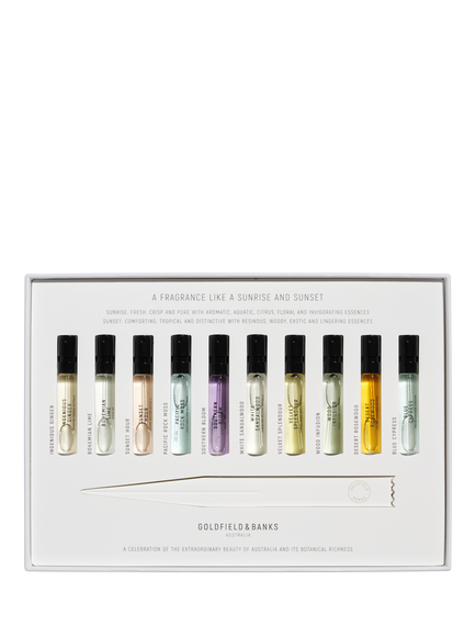 Goldfield & Banks Discovery Native Eau de Parfum Fragrance Gift Set, 10 x 2ml, 