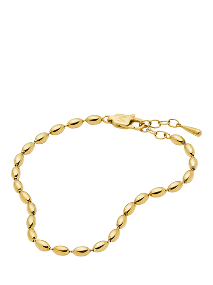 Missoma Molten Olive Chain Bracelet, Gold - view 2, Gold