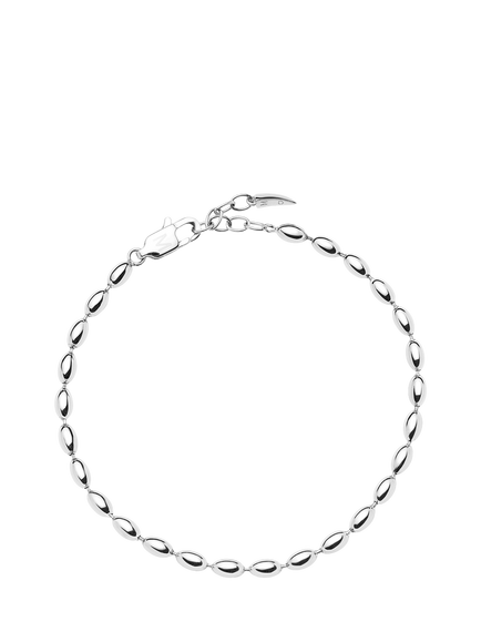 Missoma Molten Olive Chain Bracelet, Silver, Silver