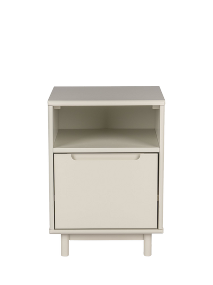 John Lewis OUTLET Format 1 Drawer Bedside Table, Greige, Greige