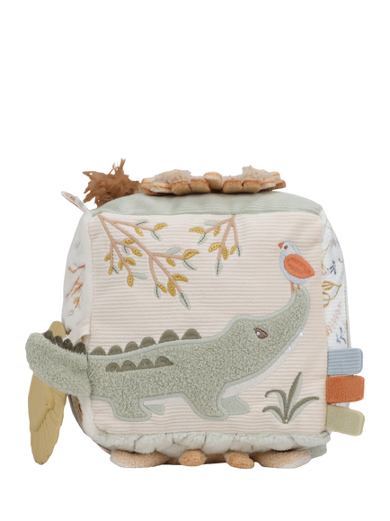 Little Dutch Safari Friends Soft Activity Cube, Multi