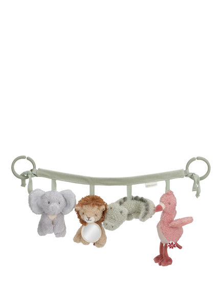 Little Dutch Safari Friends Stroller Toy, Multi