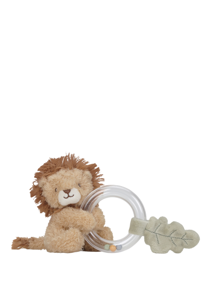 Little Dutch Safari Friends Lion Ring Rattle, Multi