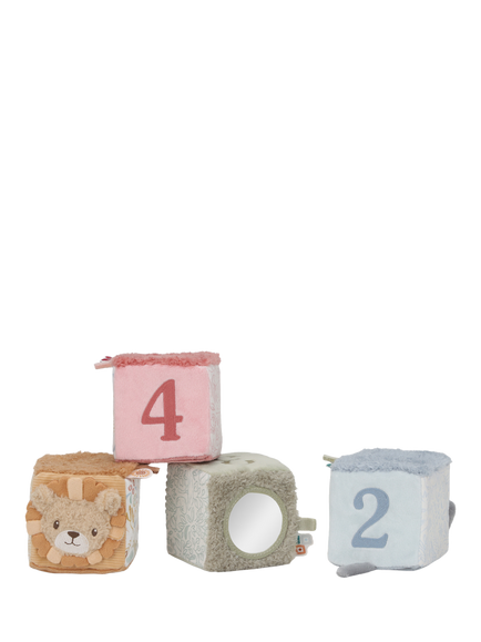 Little Dutch Safari Friends Soft Blocks, Multi