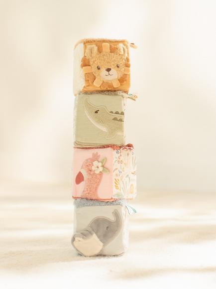 Little Dutch Safari Friends Soft Blocks - view 2, Multi