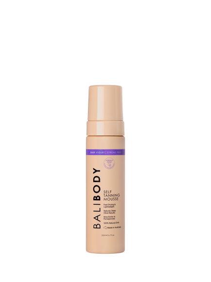Bali Body Deep Violet Self Tanning Mousse, 200ml, Clear