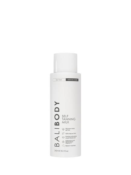 Bali Body Self Tan Body Milk, 240ml, Clear