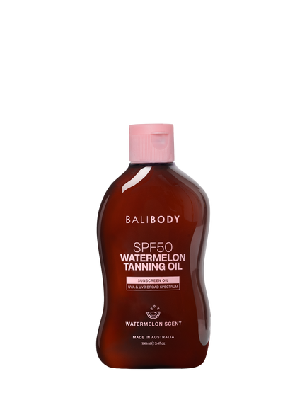 Bali Body Watermelon Sunscreen Oil SPF 50, 100ml, Clear