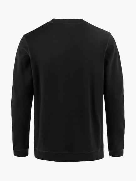 Fjällräven Cotton 1960 Logo Long Sleeve Top, Black - view 2, Black