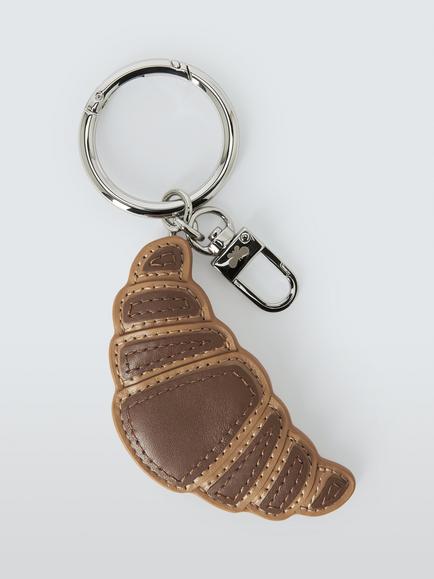 Weekend MaxMara Fantino Croissant Keyring, Brown, Brown