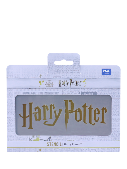PME Harry Potter Logo Cake Stencil, White