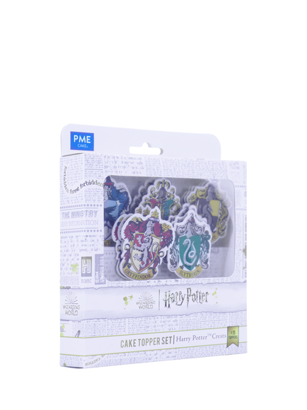 PME Harry Potter Hogwarts House Crests Cake Toppers, Pack of 15 - view 2, Multicolour