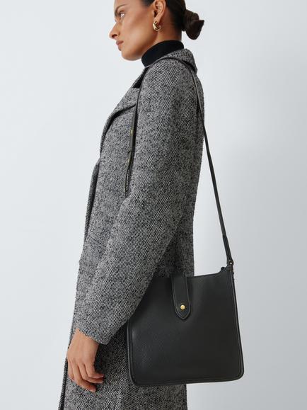 John Lewis Elevated Crossbody Bag, Black - view 2, Black