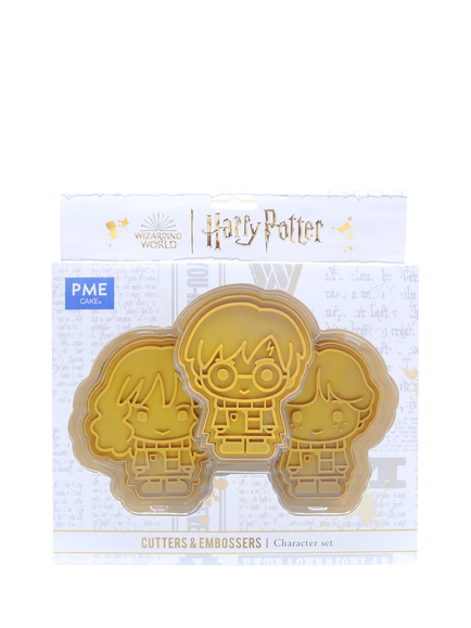 PME Harry Potter Character Cookie Cutters, Set of 3, Gold