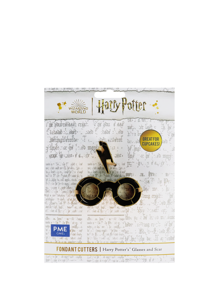 PME Harry Potter Glasses & Scar Cookie Cutters, Set of 2, Gold