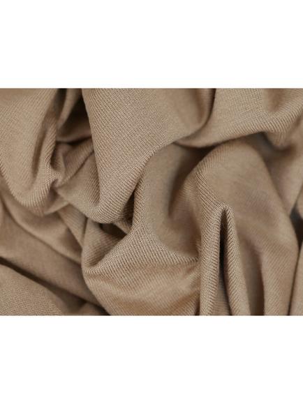 Montreux Fabrics Plain Jersey Fabric, Warm Beige - view 2, Warm Beige