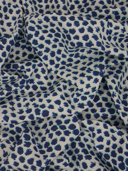 Montreux Fabrics Pure Cotton Animal Print Fabric, Blue, Blue