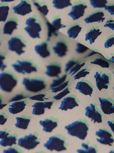 Montreux Fabrics Pure Cotton Animal Print Fabric, Blue - view 2, Blue