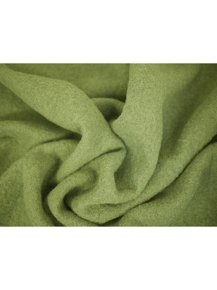 Montreux Fabrics Boiled Wool Plain Fabric, Green, Green