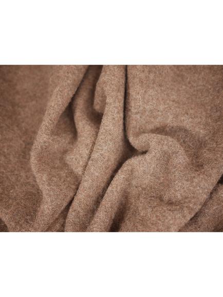 Montreux Fabrics Boiled Wool Plain Fabric, Mink, Mink