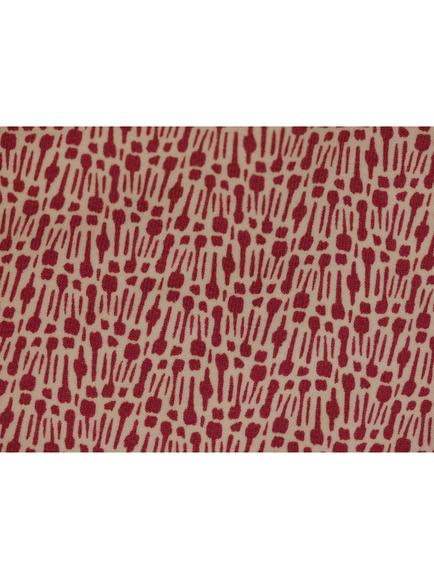 Montreux Fabrics Abstract Jersey Fabric, Claret - view 2, Claret