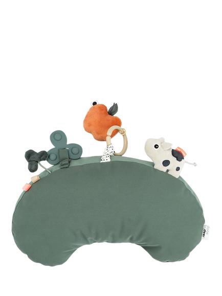 Done by Deer Tummy Time Pillow, Green - view 2, Green