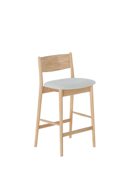 John Lewis OUTLET Parity Bar Stool, Oak, Oak