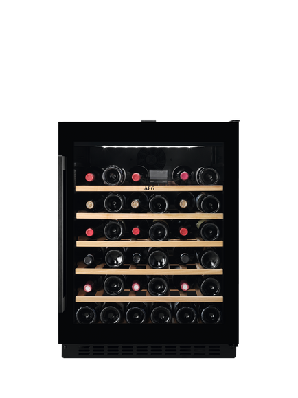 AEG OUTLET 5000 AWS4052B5B Wine Cabinet, Like New, Black, Black
