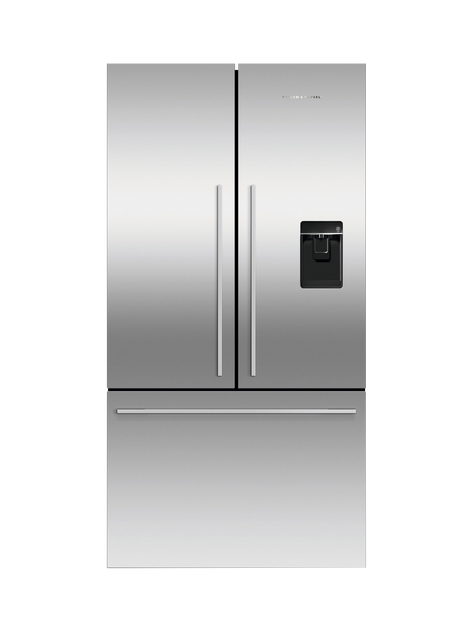 Fisher & Paykel OUTLET Series 7 RF540ADUX6 Freestanding 70/30 American Style Fridge Freezer, Like New, Stainless Steel, Silver